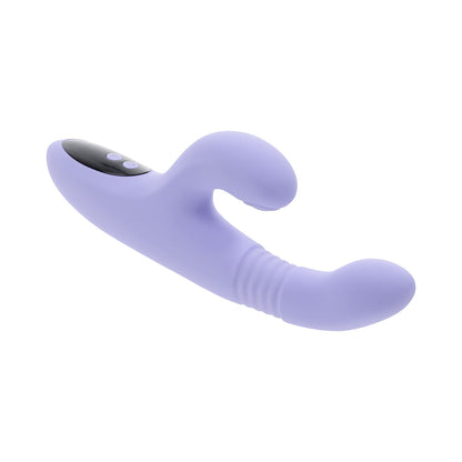 Evolved Pep Talk Rechargeable Thrusting and Vibrating Toy – Light Purple