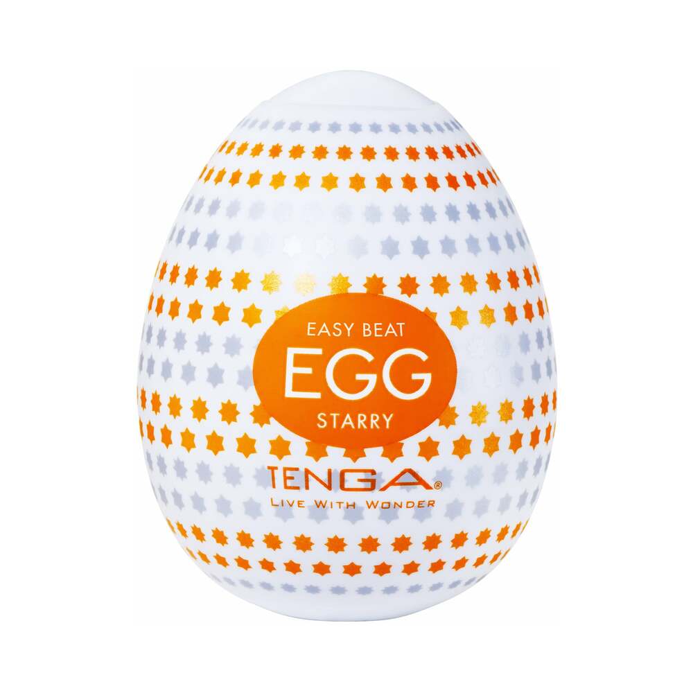 Tenga Egg Starry Male Masturbation Sleeve with Starry Sensations – White