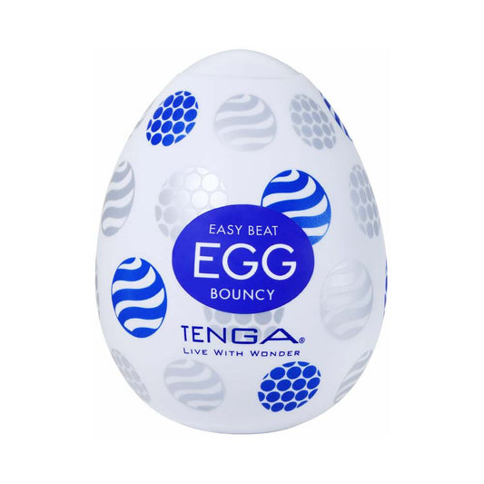 Tenga Egg Bouncy Male Masturbator – White