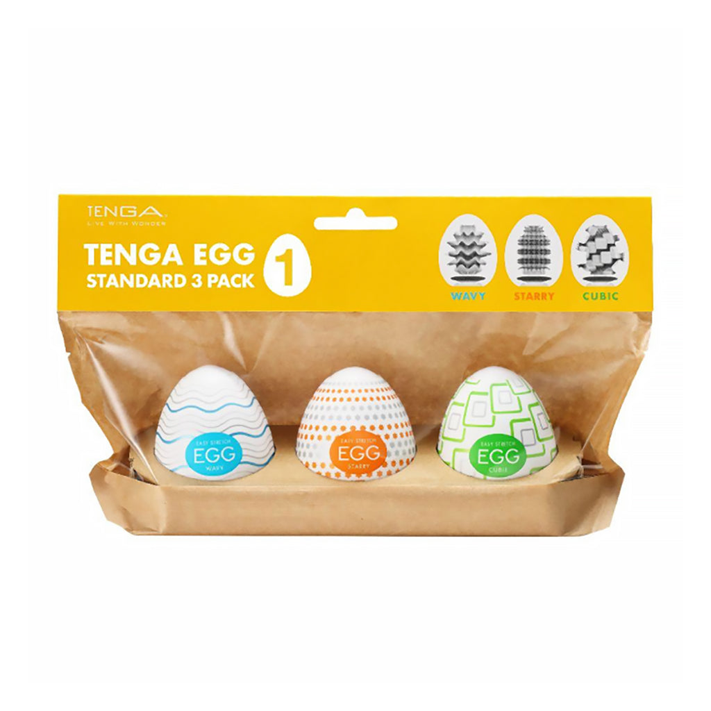 Tenga Egg Standard 3-Pack I - White