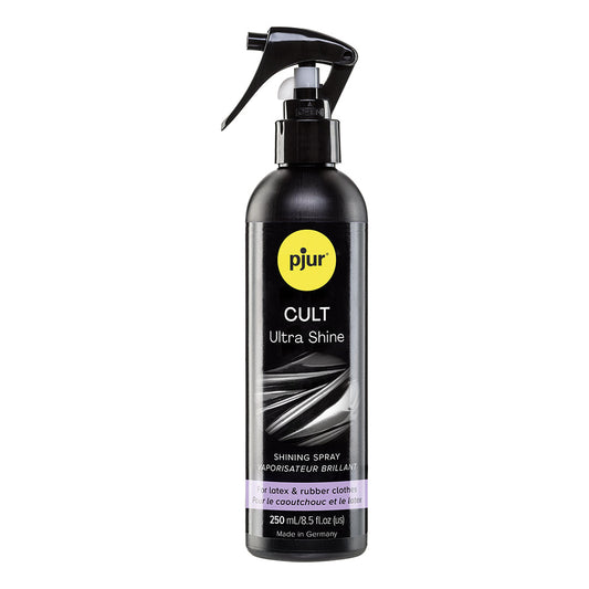 Pjur CULT Ultra Shine 8.5 oz – Latex and Rubber Clothing Treatment – Fragrance Free