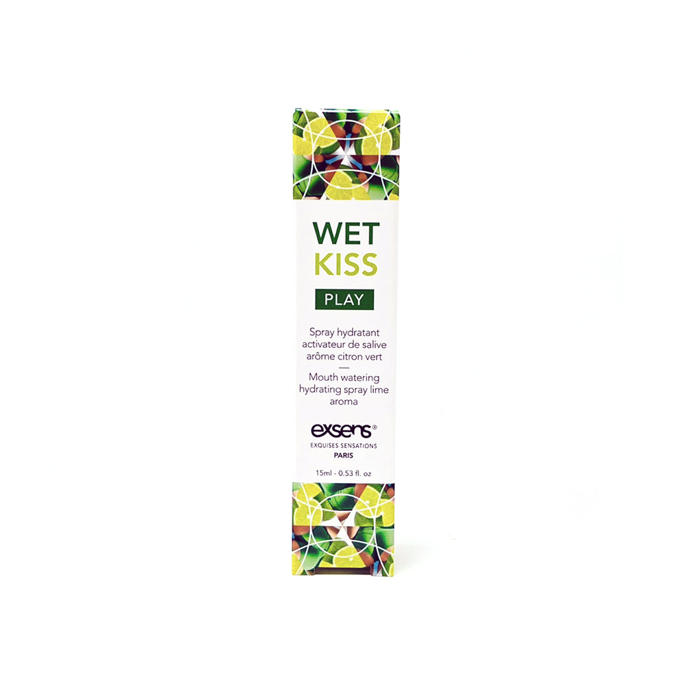 Exsens Wet Kiss Lime Moisturizing Saliva Spray – 15ml – Lime Flavor