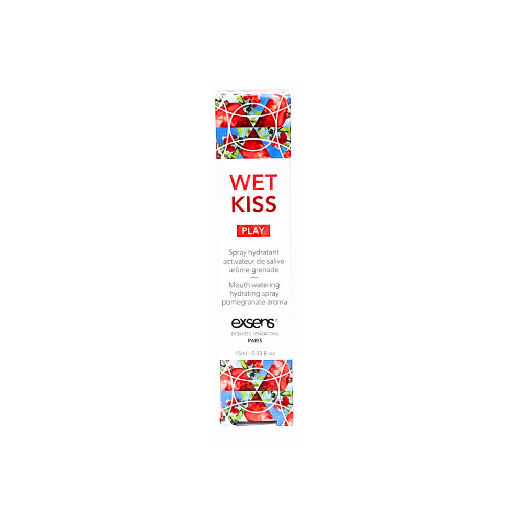 Exsens Wet Kiss Pomegranate Moisturizing Saliva Spray – 15ml – Hydrating and Vegan