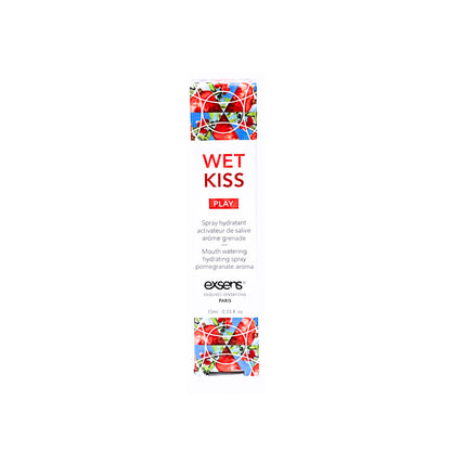 Exsens Wet Kiss Pomegranate Moisturizing Saliva Spray – 15ml – Hydrating and Vegan