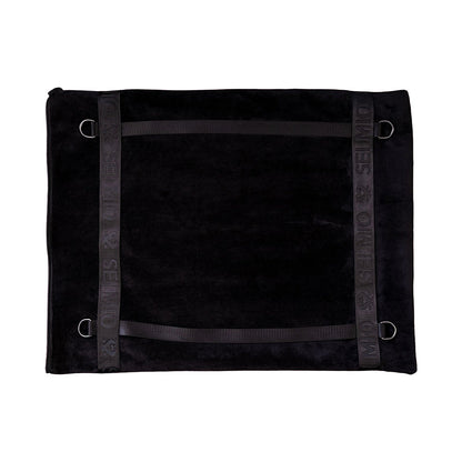 SEI MIO Pillow Talk Positional Pillow Support with Restraint Options - Black