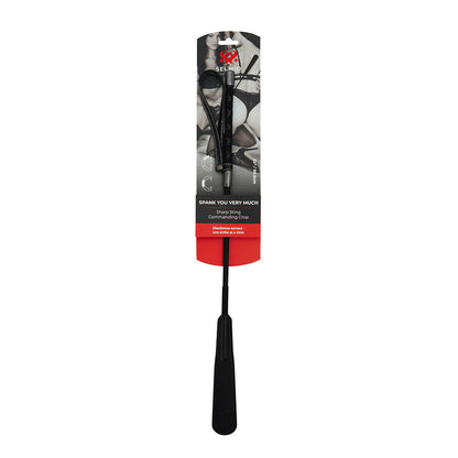 SEI MIO Spank You Very Much Sharp Sting Crop – Black