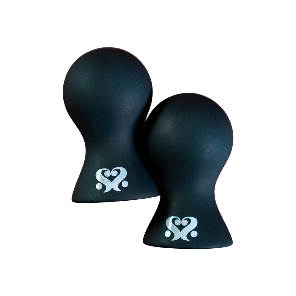 SEI MIO Areola Grande Teasing Nipple Suckers – Black – Adjustable Suction