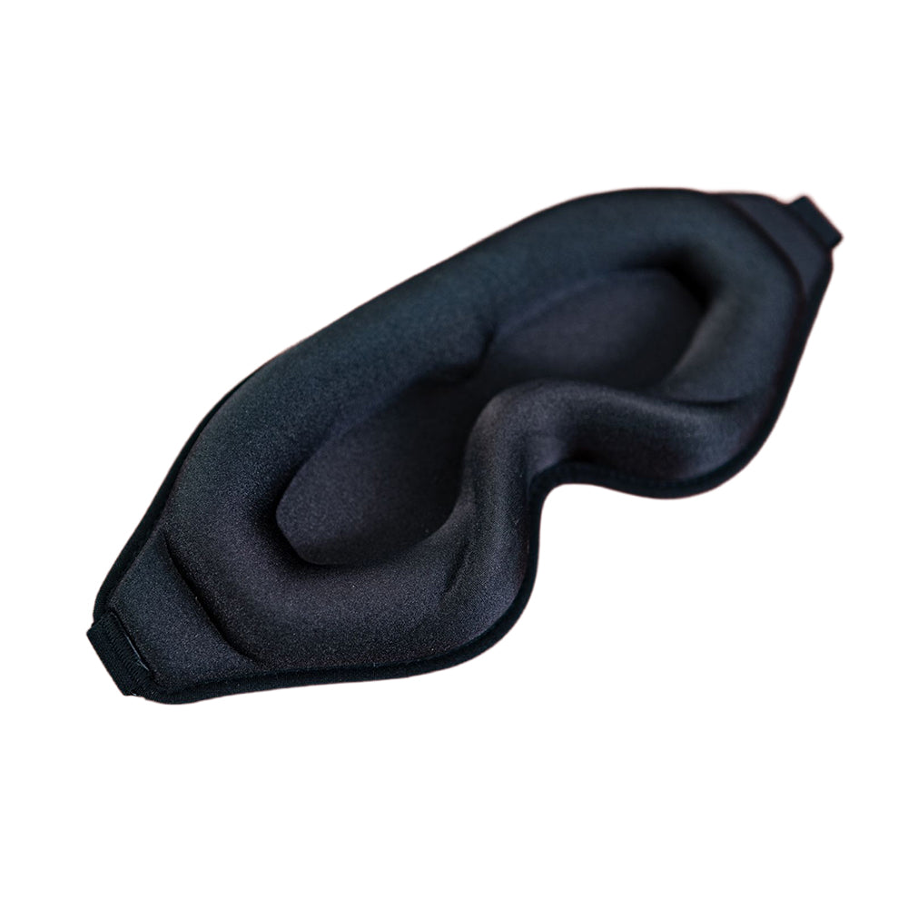 SEI MIO Total Eclipse Deluxe Blackout Mask – Black – Sensory Deprivation