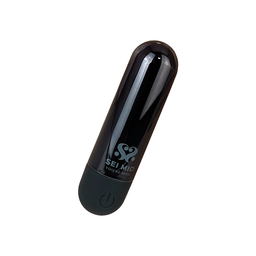SEI MIO Bite The Bullet Multi-Speed Vibrating Massager – Black