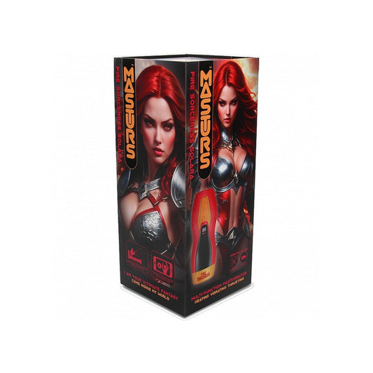 Masturs Solara Fire Sorceress Multi Function Masturbator – Red