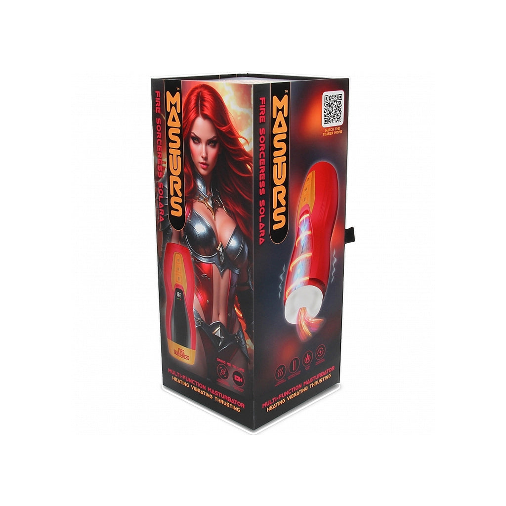 Masturs Solara Fire Sorceress Multi Function Masturbator – Red