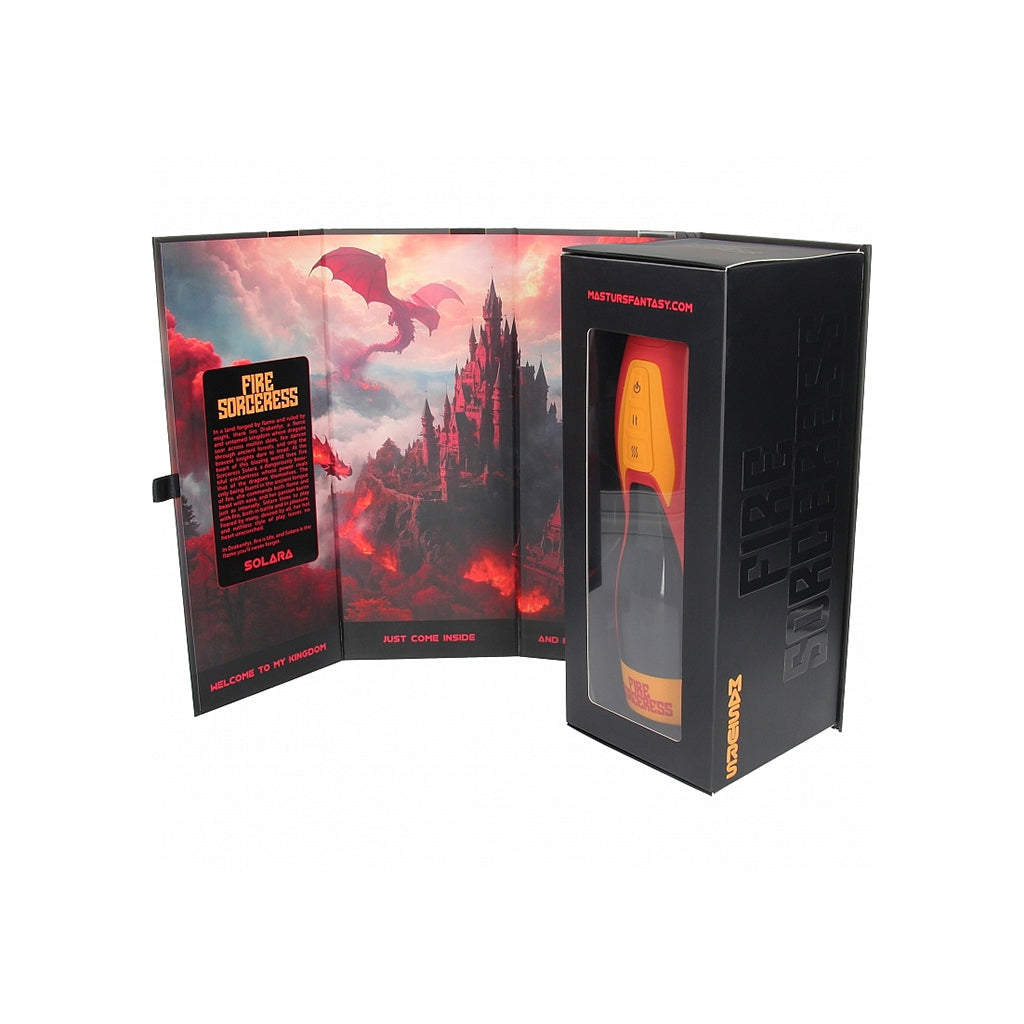 Masturs Solara Fire Sorceress Multi Function Masturbator – Red