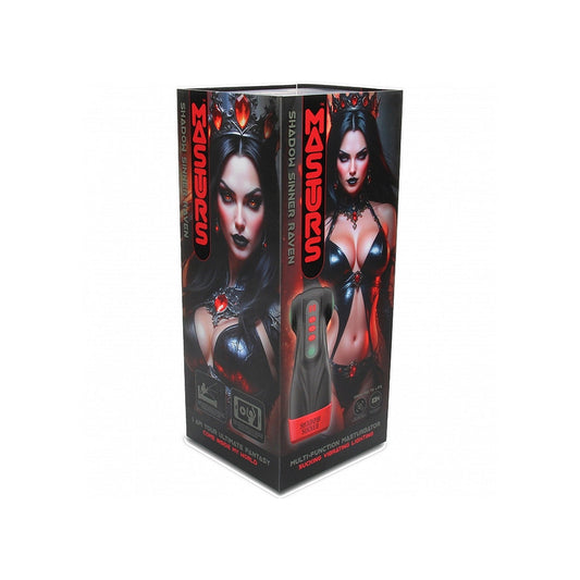 Masturs Shadow Sinner Multi-Function Masturbator – Black