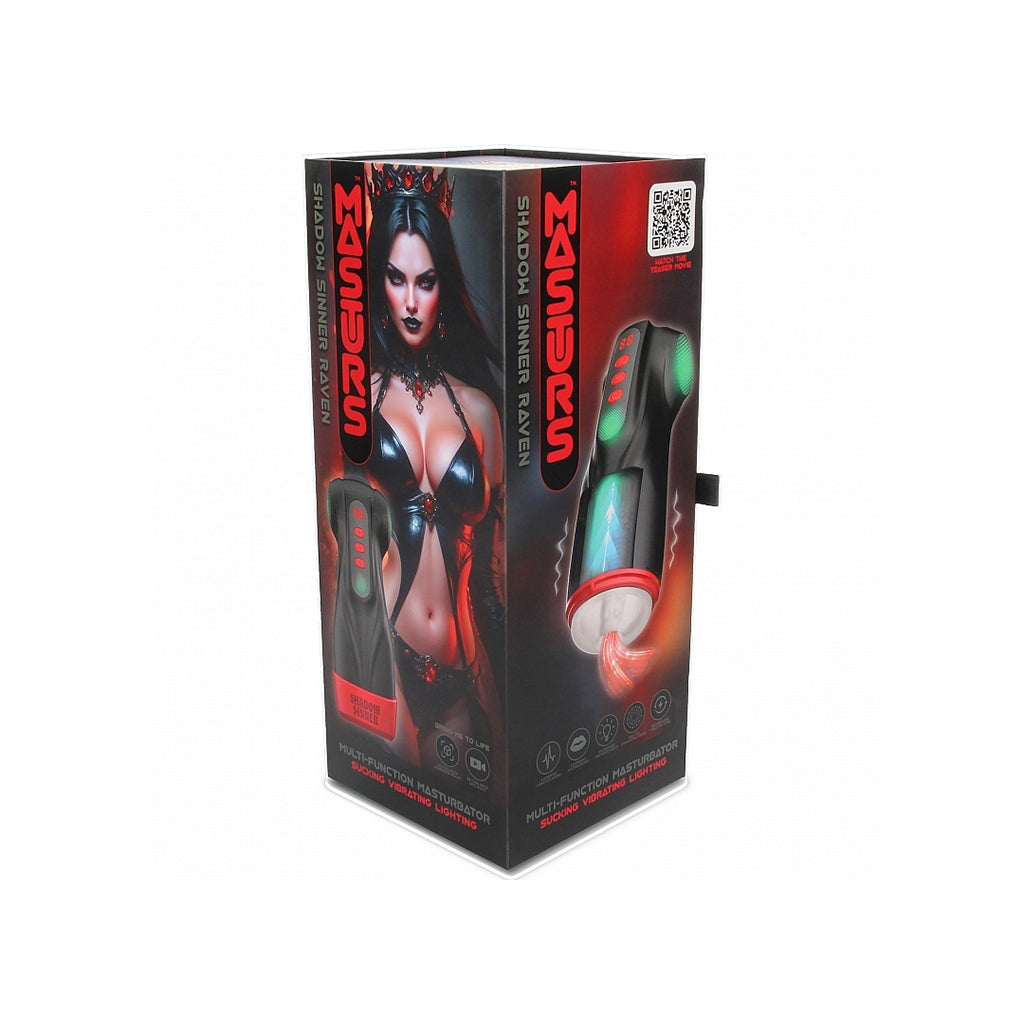 Masturs Shadow Sinner Multi-Function Masturbator – Black