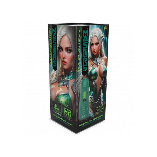 Masturs Ayla Forest Warrior Multi Function Masturbator – Green