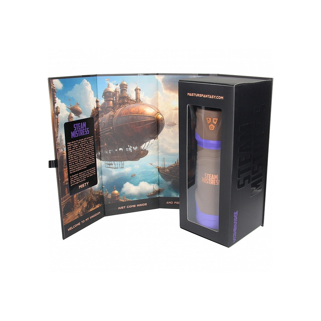 Masturs Misty Steam Mistress Multi Function Masturbator – Black