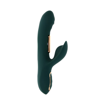 Evolved Heart Of Gold Green Vibrating Toy with Tapping Function