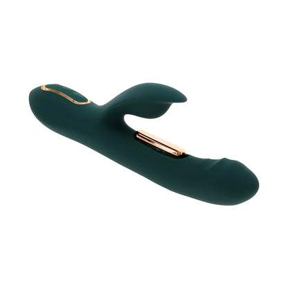Evolved Heart Of Gold Green Vibrating Toy with Tapping Function