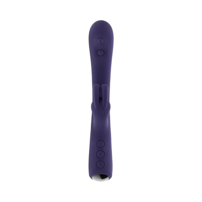 Evolved Poppin Good Time Dual-Sided Vibrator with Tapping and Vibration – Purple