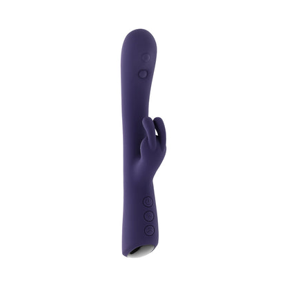 Evolved Poppin Good Time Dual-Sided Vibrator with Tapping and Vibration – Purple