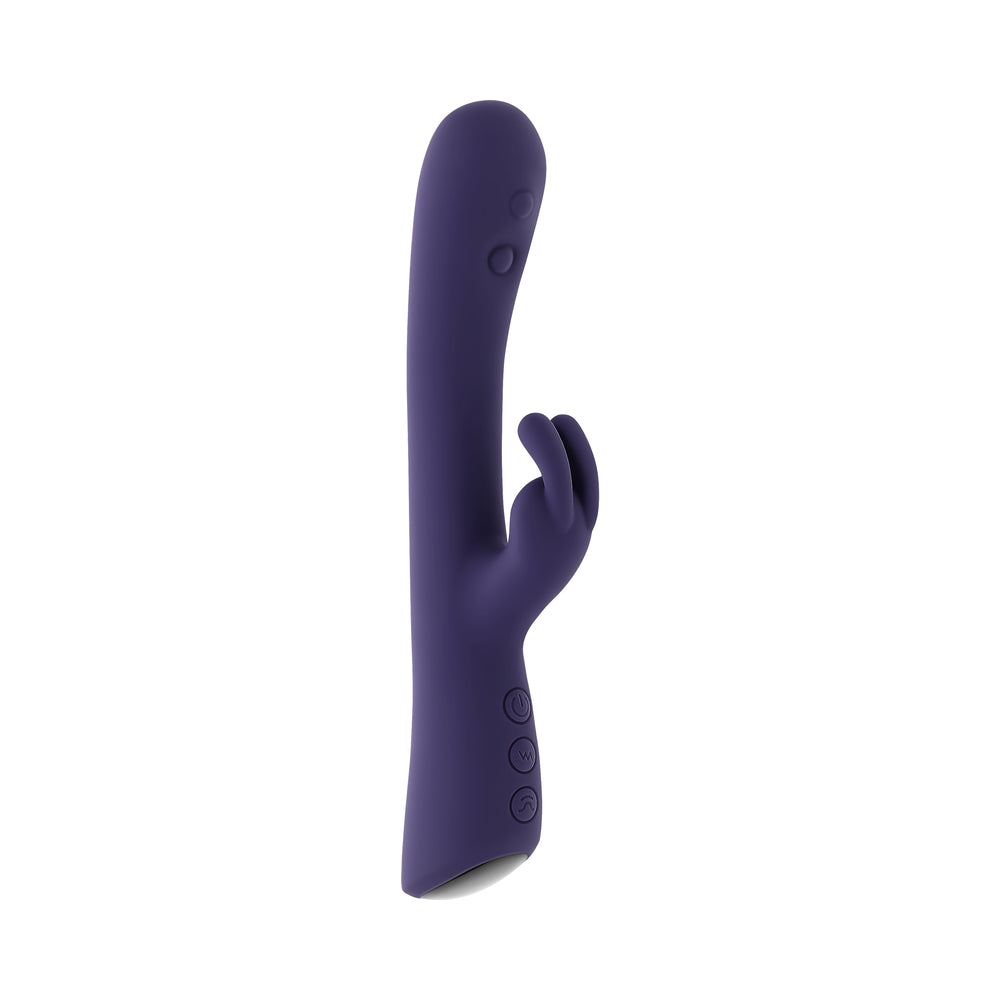 Evolved Poppin Good Time Dual-Sided Vibrator with Tapping and Vibration – Purple