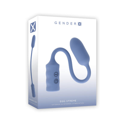 Gender X Egg-Streme Vibrating Egg – Super Flexible, Waterproof, Blue