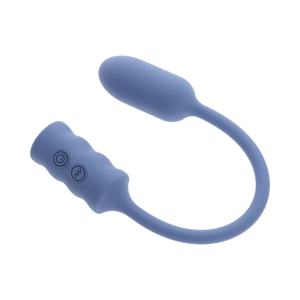 Gender X Egg-Streme Vibrating Egg – Super Flexible, Waterproof, Blue