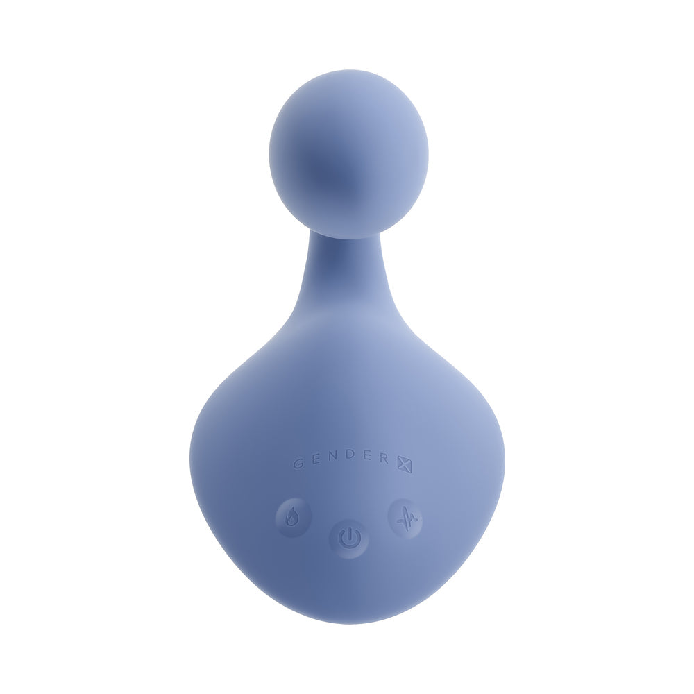 Gender X Shifting Gears Thrusting Vibrator with Heating Function – Blue