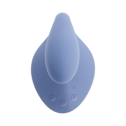 Gender X Shifting Gears Thrusting Vibrator with Heating Function – Blue