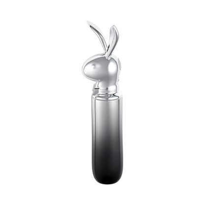 Playboy Bunny On The Go 2 AM Vibrator - 10-Speed, Waterproof, Hematite/Chrome