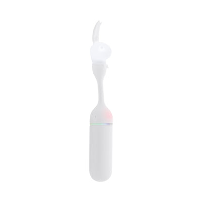 Playboy Lucky Charm White Vibrating Rabbit – Dual-Ended with 10 Vibration Speeds