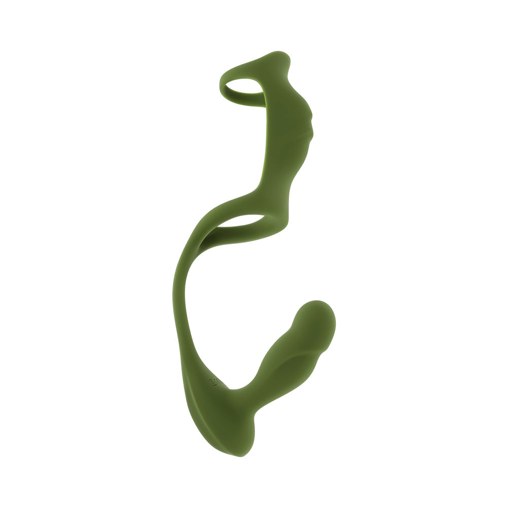 Zero Tolerance Prostate Power Pack Vibrating Plug and C-Ring – Green