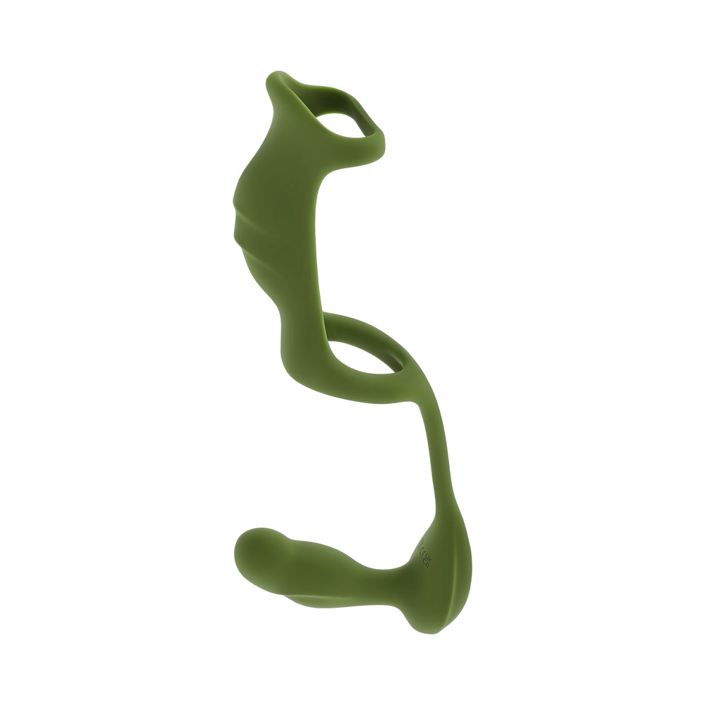 Zero Tolerance Prostate Power Pack Vibrating Plug and C-Ring – Green