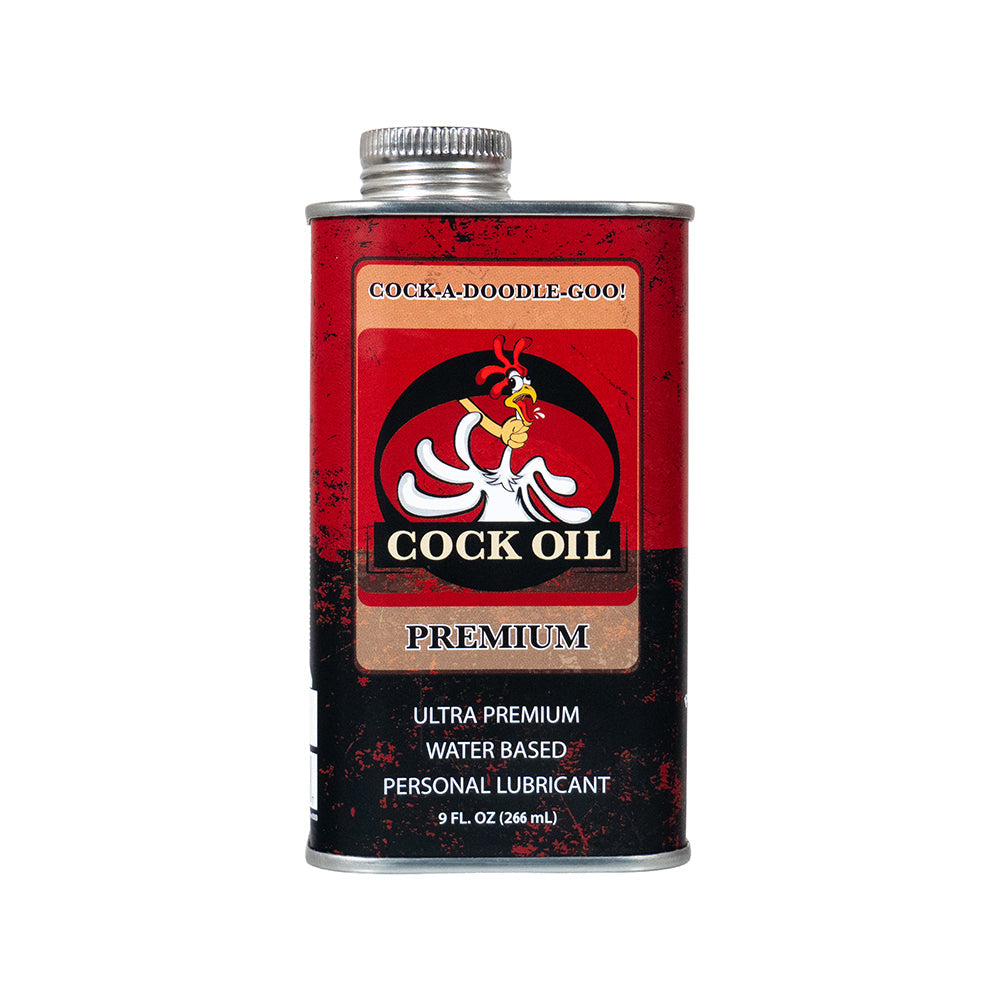 Cock Oil Water-Based Lubricant – 9 oz – Metal Can