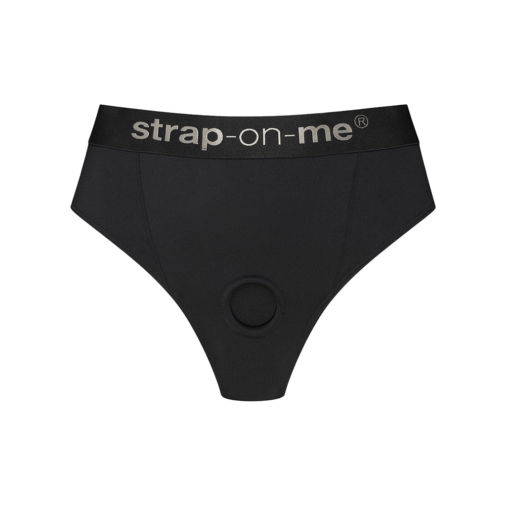 Lovely Planet Idole High-Waist Brief Harness - Black