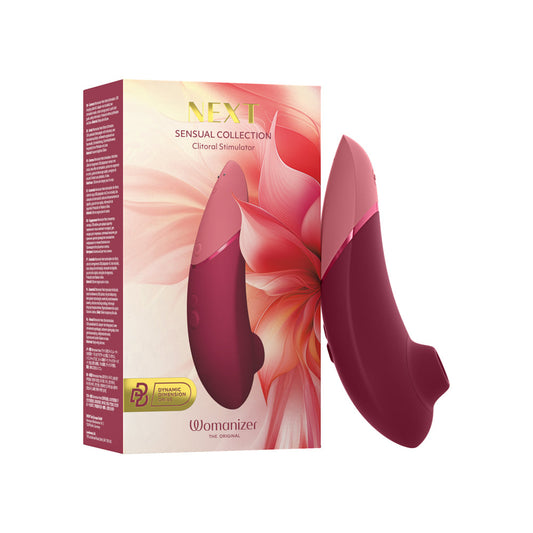 Womanizer Next Sensual Collection Bordeaux Clitoral Stimulator with 3D Pleasure Air Technology