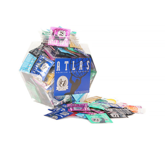 Atlas Assorted Display Bowl - 144 Condoms Variety Pack