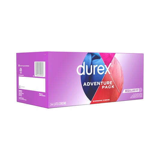 Durex Adventure Pack Display – 144 Condoms with Enhanced Features