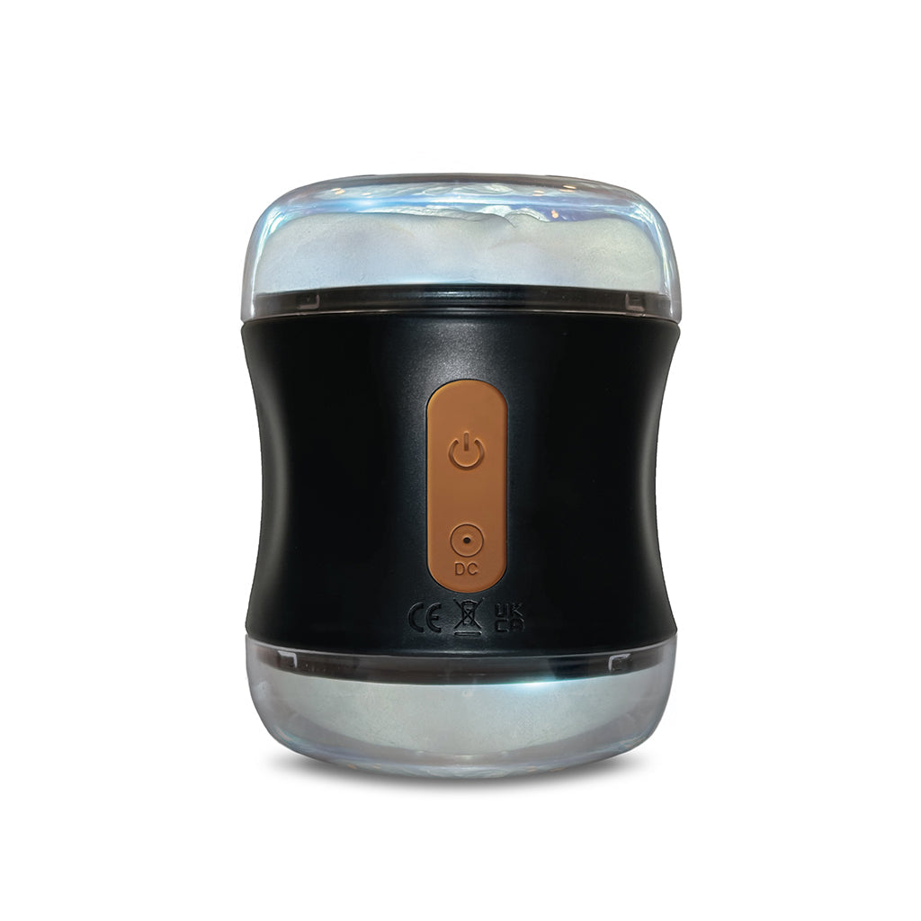 MSTR B8 Clear-View Vibrating Dual End Stroker – Clear