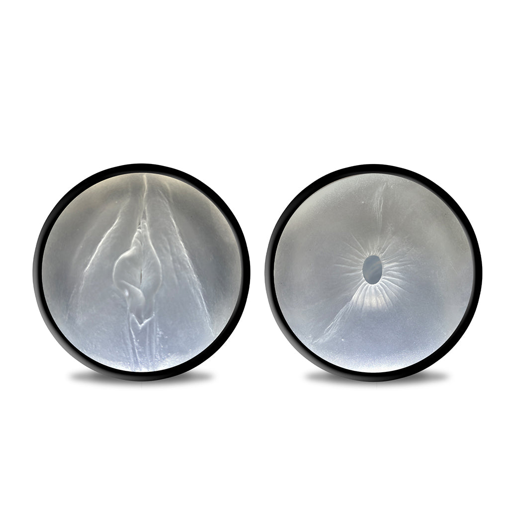 MSTR B8 Clear-View Vibrating Dual End Stroker – Clear
