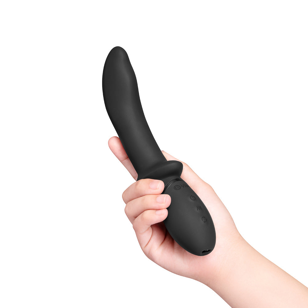b-Vibe Rimming P-Spot Vibe – Dual Rotating & Vibrating Prostate Massager – Black