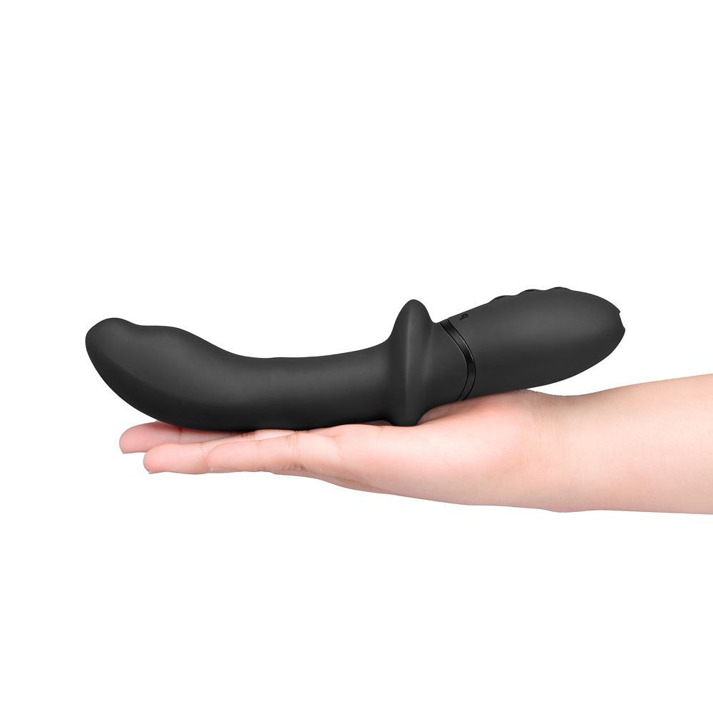 b-Vibe Rimming P-Spot Vibe – Dual Rotating & Vibrating Prostate Massager – Black