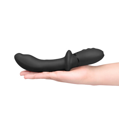 b-Vibe Rimming P-Spot Vibe – Dual Rotating & Vibrating Prostate Massager – Black