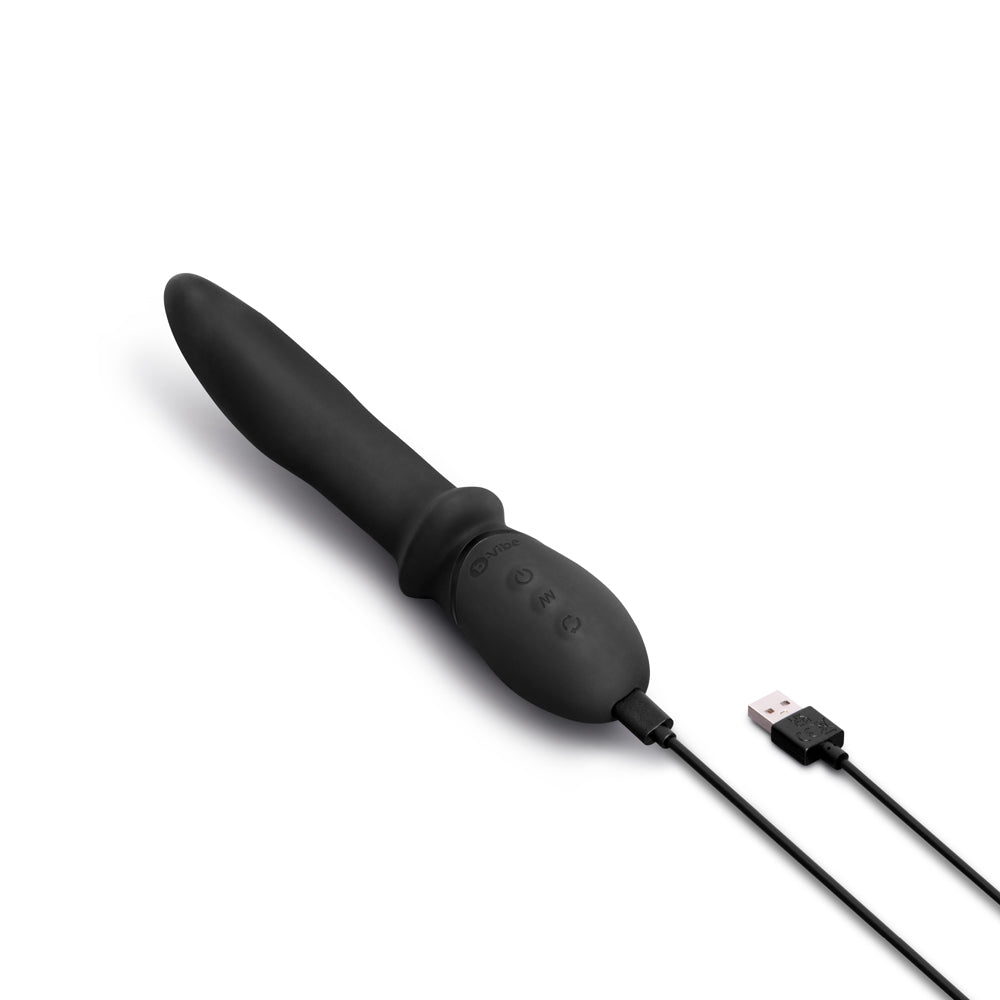 b-Vibe Rimming P-Spot Vibe – Dual Rotating & Vibrating Prostate Massager – Black