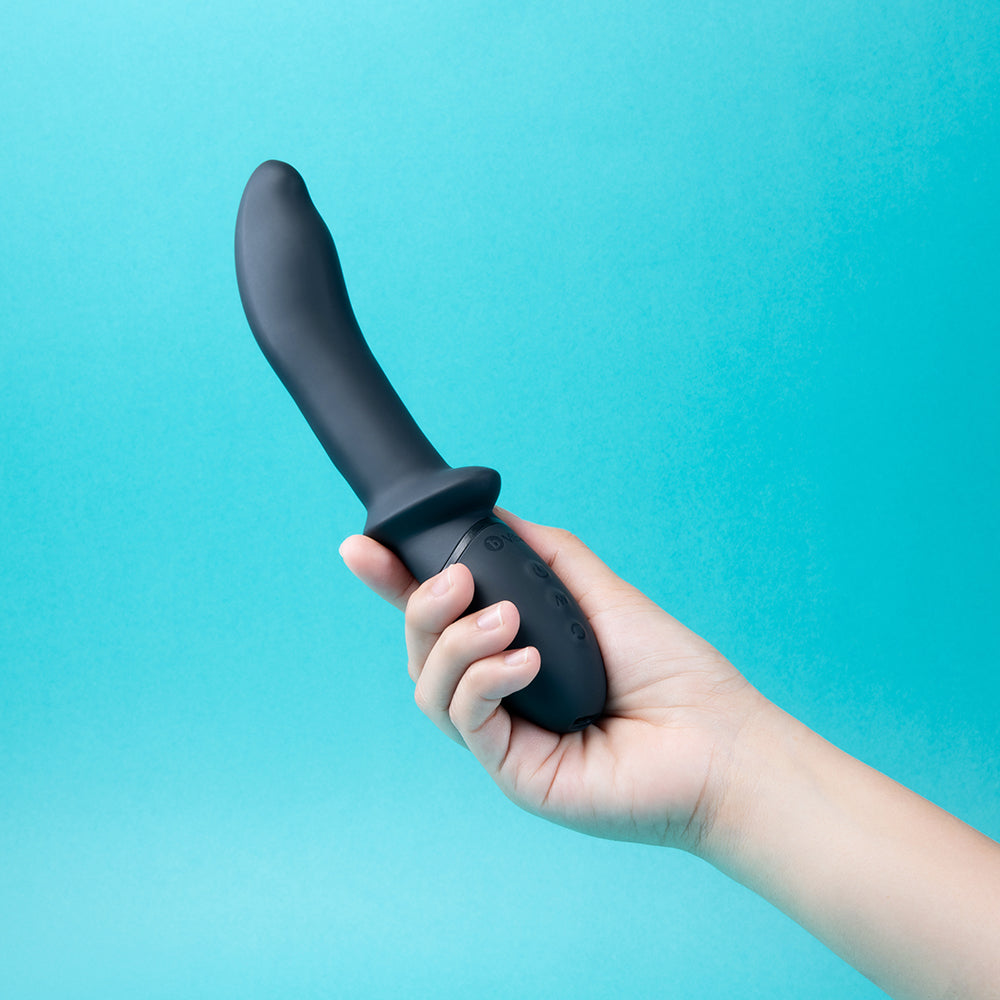 b-Vibe Rimming P-Spot Vibe – Dual Rotating & Vibrating Prostate Massager – Black