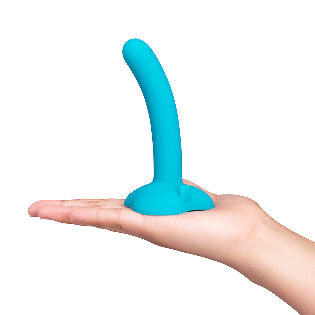 b-Vibe Strap-It-On Anal Training Kit – 8-Piece Set with Vibrating Dildos and Harness – Black/Teal