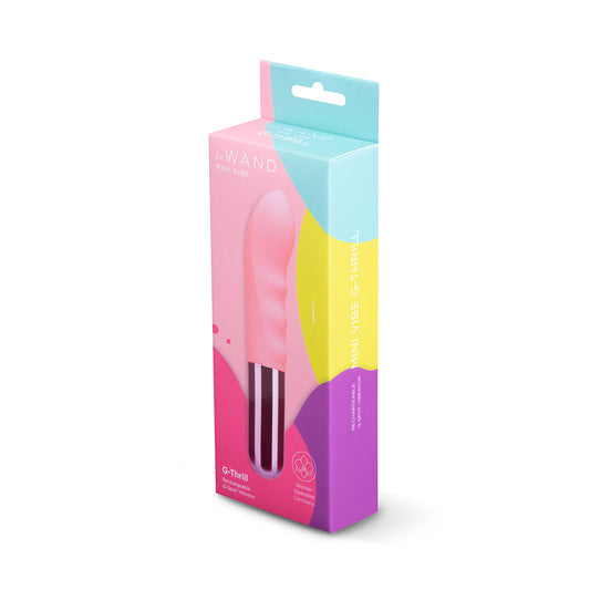 Le Wand Mini Vibe G-Thrill G-Spot Vibrator – Light Pink