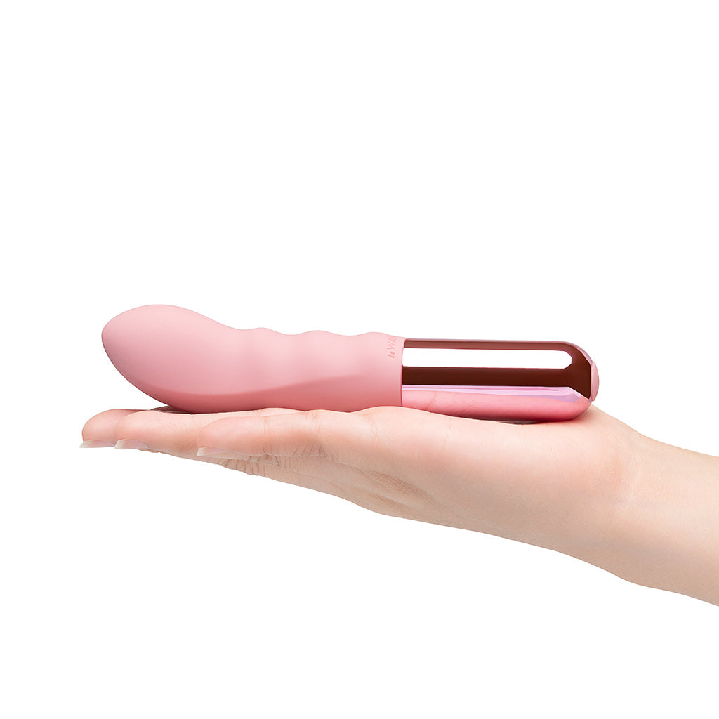 Le Wand Mini Vibe G-Thrill G-Spot Vibrator – Light Pink