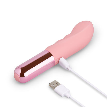 Le Wand Mini Vibe G-Thrill G-Spot Vibrator – Light Pink