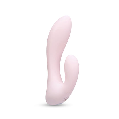 Le Wand Mini Vibe G-Double Rechargeable Rabbit Vibrator - Light Pink